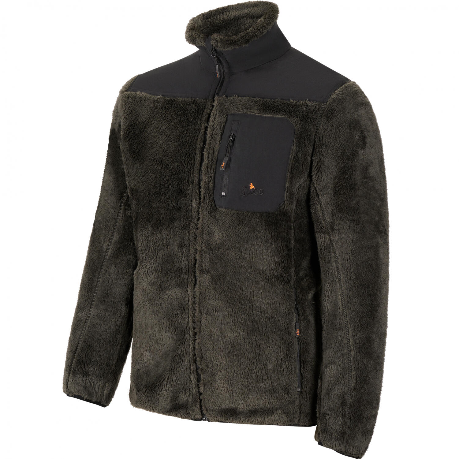 il Lago Prestige Fleecejacke Avalanche Pro Herren (Schwarz) Größe 6XL 2/5