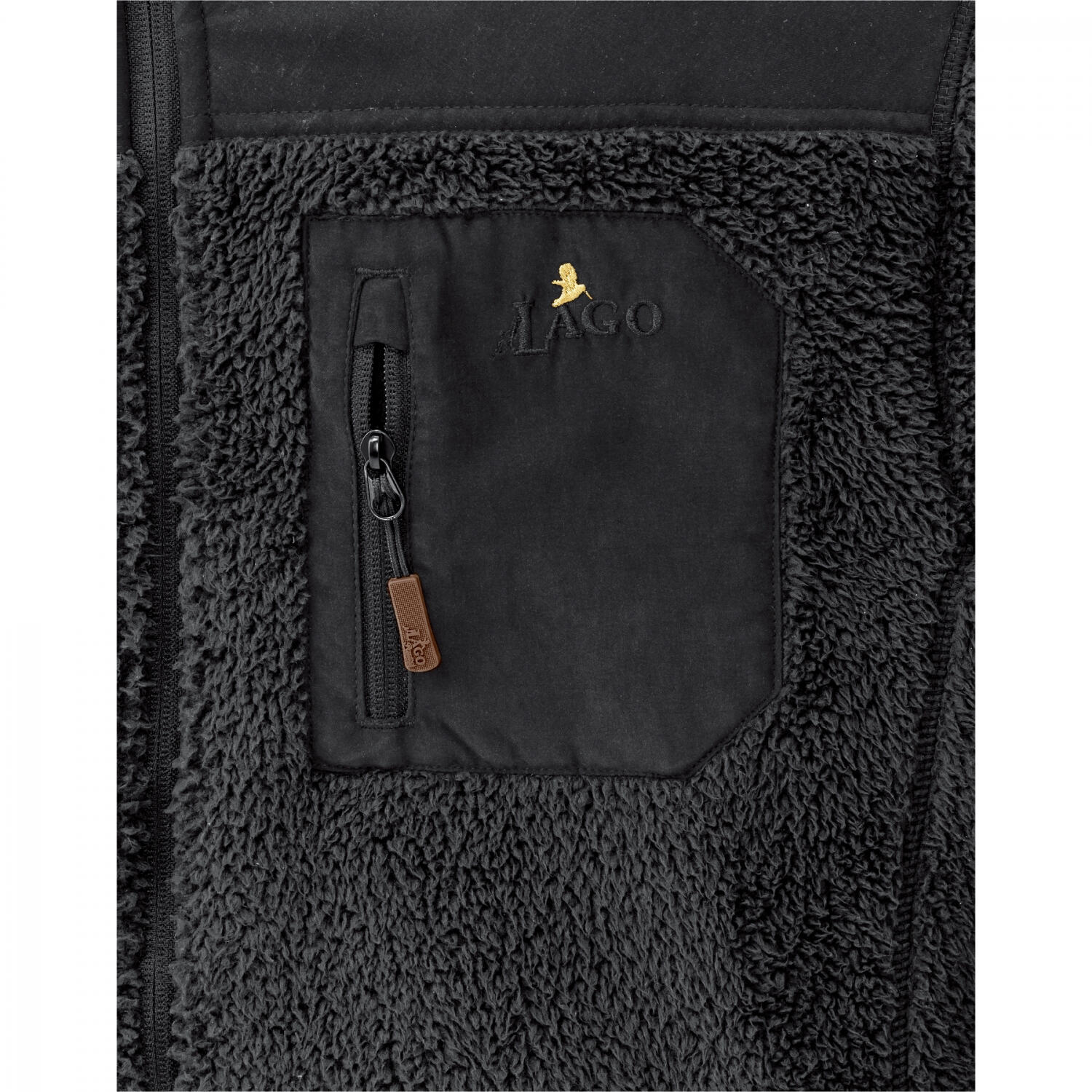 il Lago Prestige Fleecejacke Avalanche Pro Herren (Schwarz) Größe 6XL 5/5