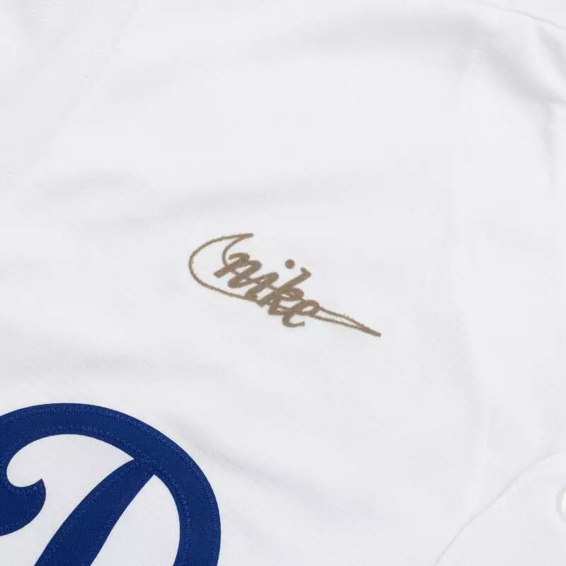 Maillot de Baseball MLB Los Angeles Dodgers Nike Replica Cooperstown Blanc pour 4/5