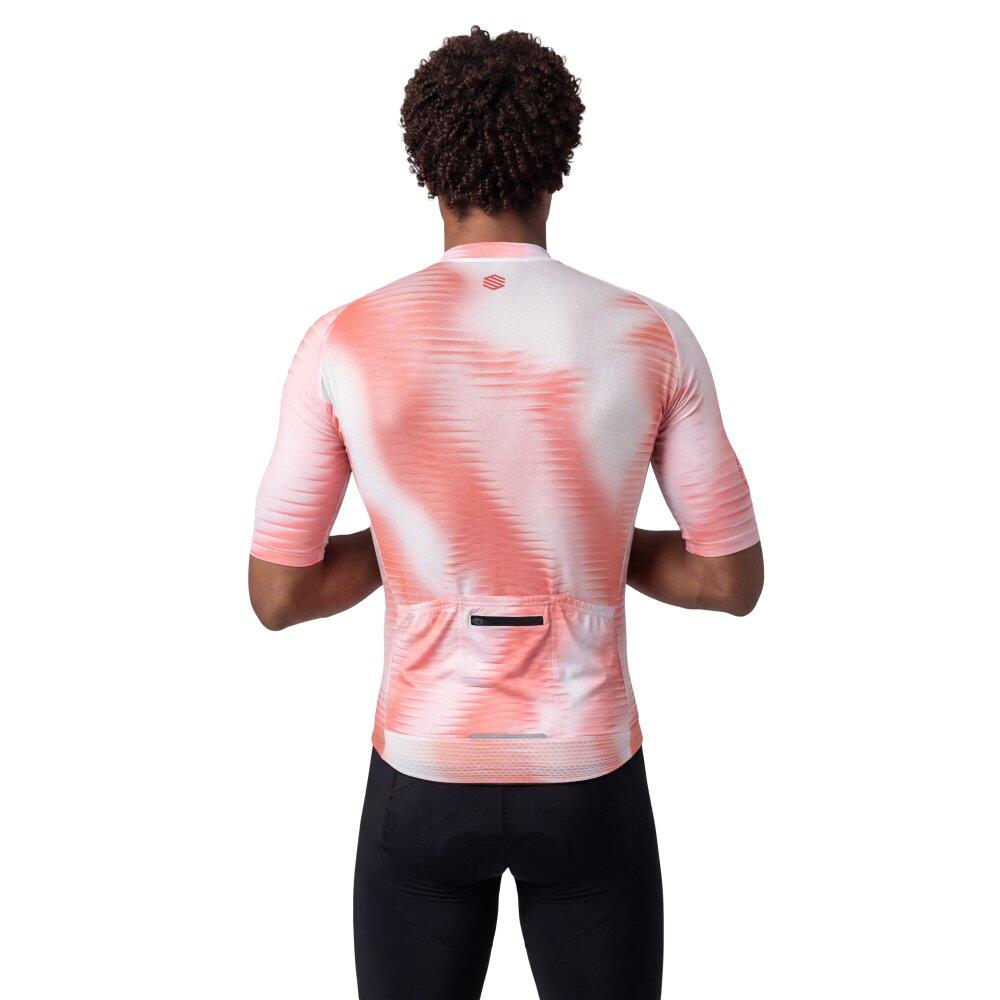 Męska koszulka rowerowa z krótkim rękawem Kolarstwo Siroko M2 NRC Pink