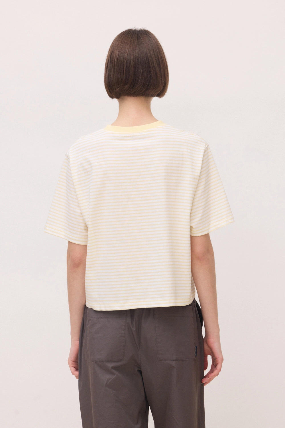 Camiseta Mujer Blue Banana Light Yellow de Algodón 100% Orgánico 2/3