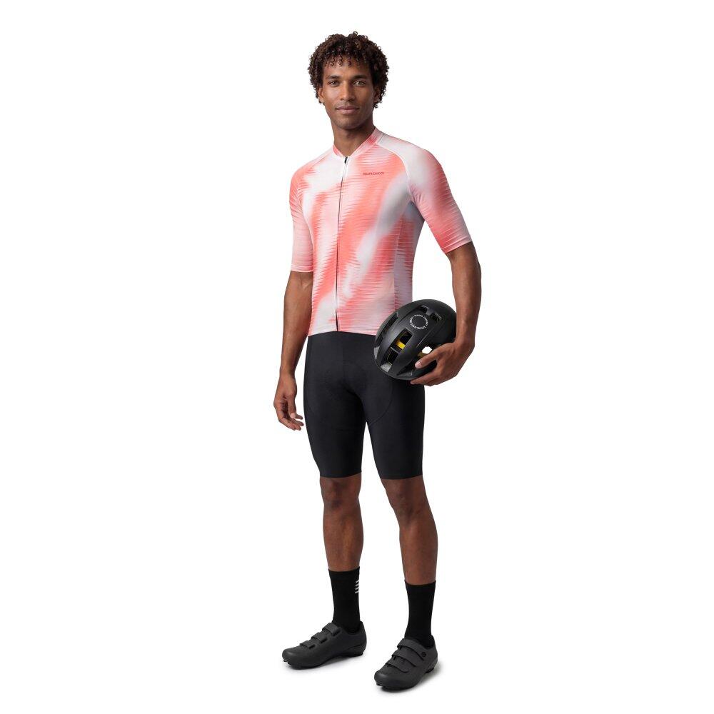 Herren Radsport kurzärmeliges radtrikot für M2 NRC Pink Rosa 3/8