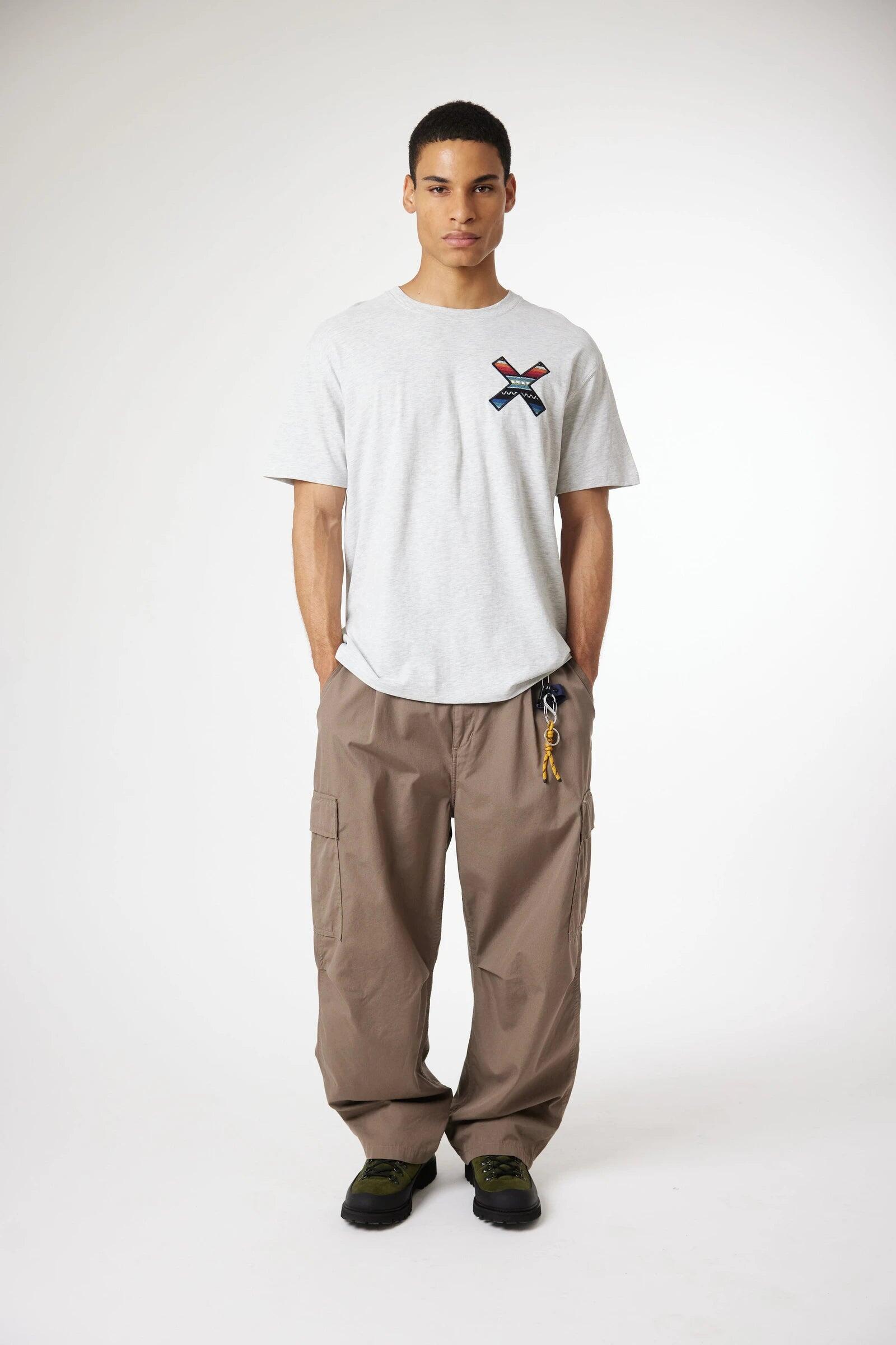 Camiseta Blue Banana Light Grey Melange de Algodón Orgánico 3/6