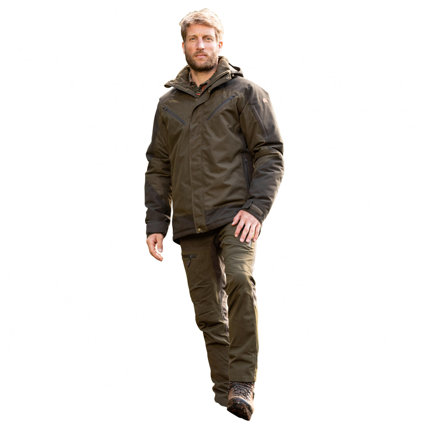 il Lago Prestige Extremejacke Geo Pro Herren (Oliv) Größe 4XL 3/5
