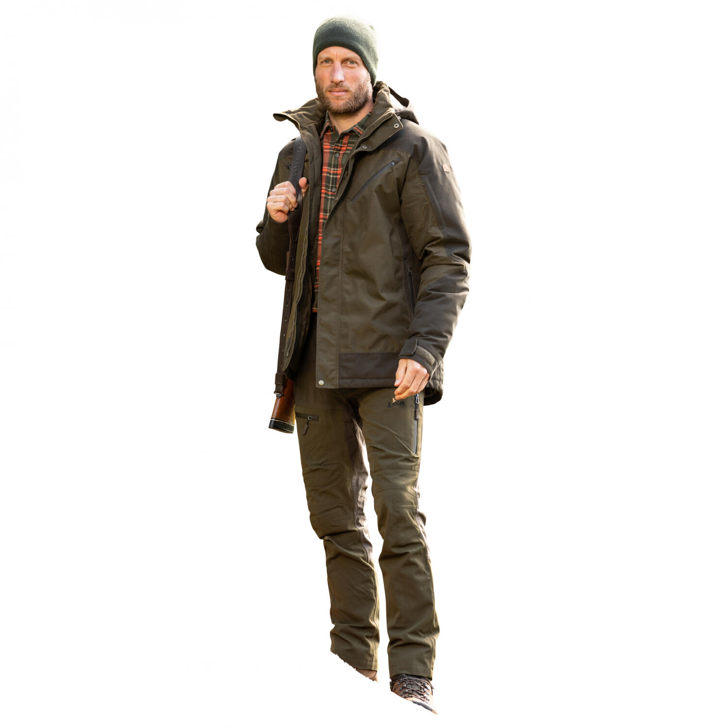 il Lago Prestige Extremejacke Geo Pro Herren (Oliv) Größe 4XL 5/5