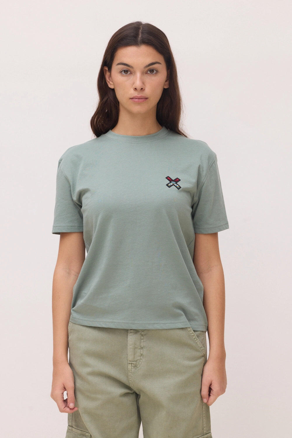 Camiseta Mujer Blue Banana Sage de Algodón 100% Orgánico 1/3