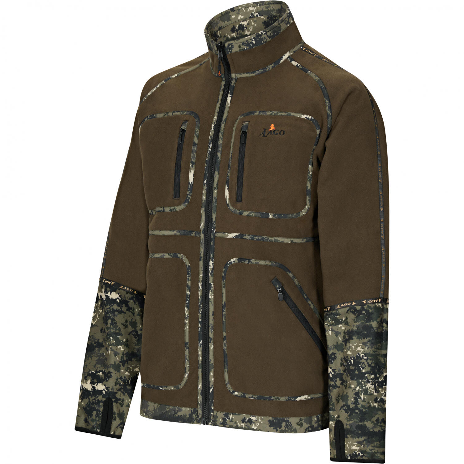 il Lago Prestige Wendejacke Shawk Herren (phantomX/Oliv) Größe 3XL 3/5