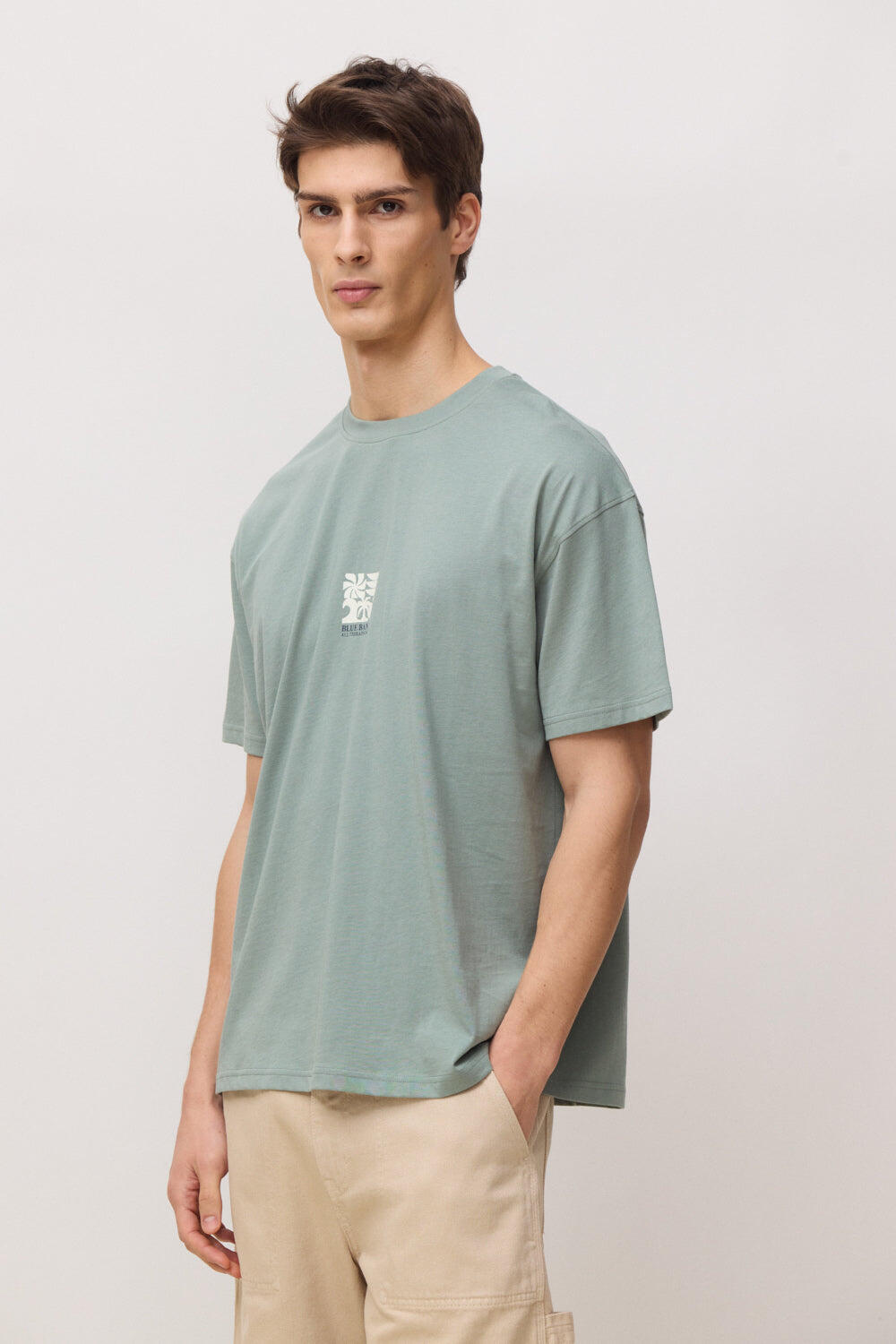 Camiseta Blue Banana Sage de Algodón 100% Orgánico 1/7