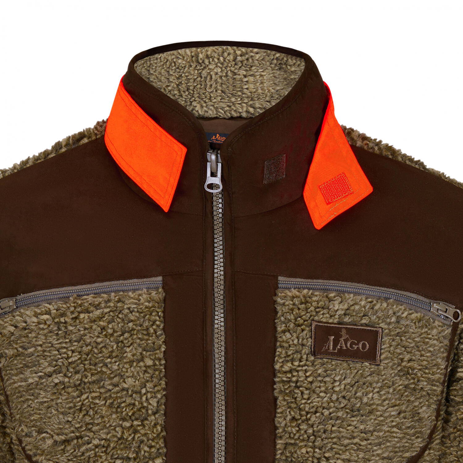 il Lago Prestige Faserpelzjacke Hakon Herren (Oliv) Größe 2XL 5/5