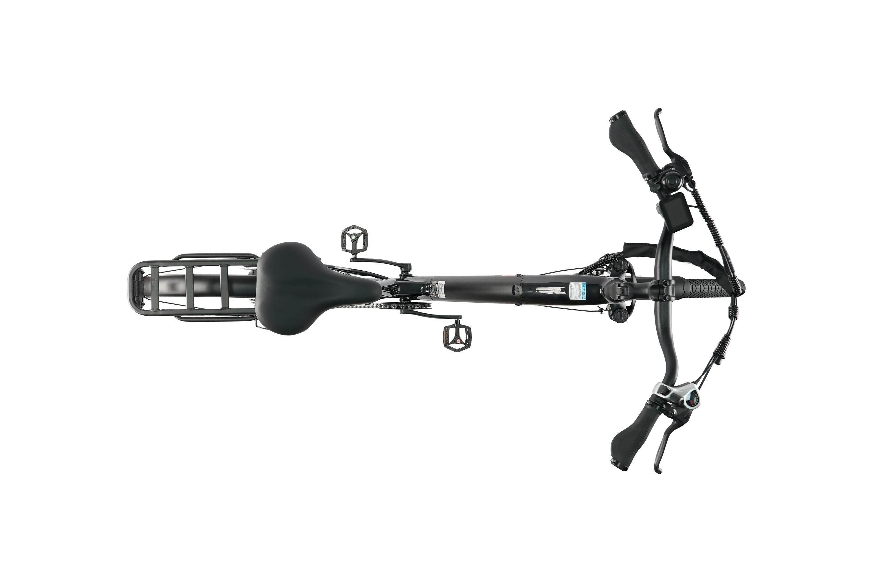 E-Bike de entrada baixa C3 SE 120km bicicleta elétrica unissex preto 3/7