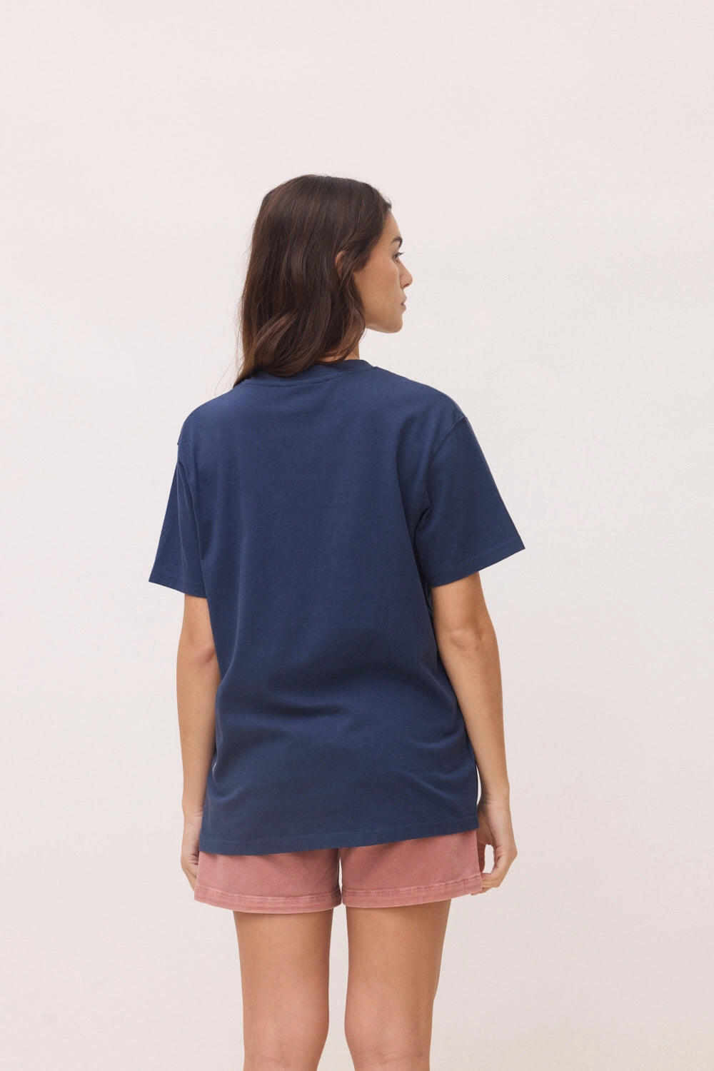 Camiseta Blue Banana Azul Marino de Algodón 100% Orgánico 5/7