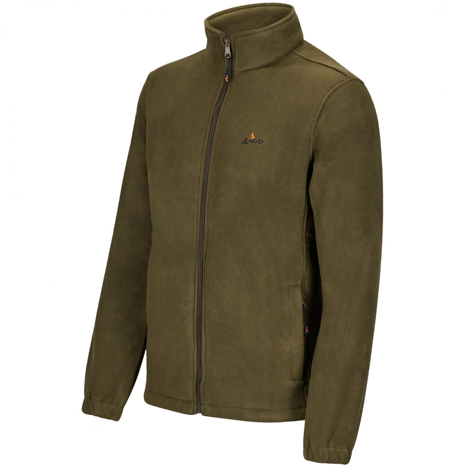 il Lago Basic Fleecejacke Keiler Herren (Oliv) Größe M 2/4
