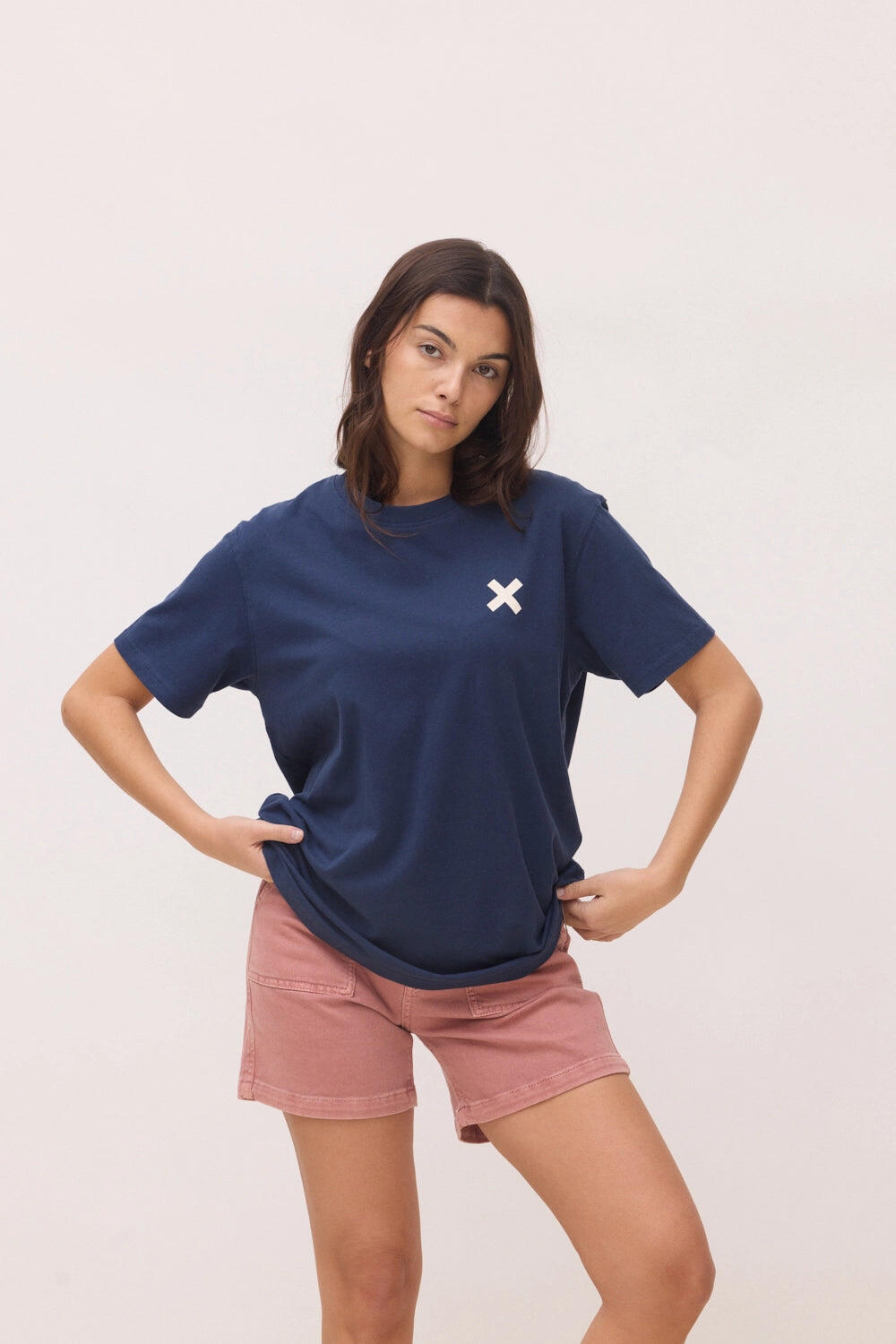Camiseta Blue Banana Azul Marino de Algodón 100% Orgánico 4/7