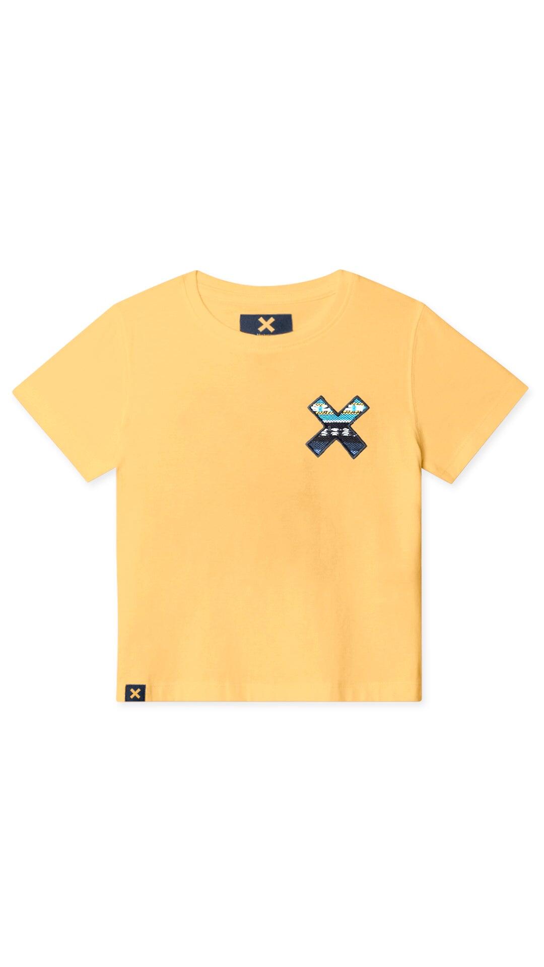 Camiseta Kids Blue Banana Amarillo Claro de Algodón 100% Orgánico 4/4