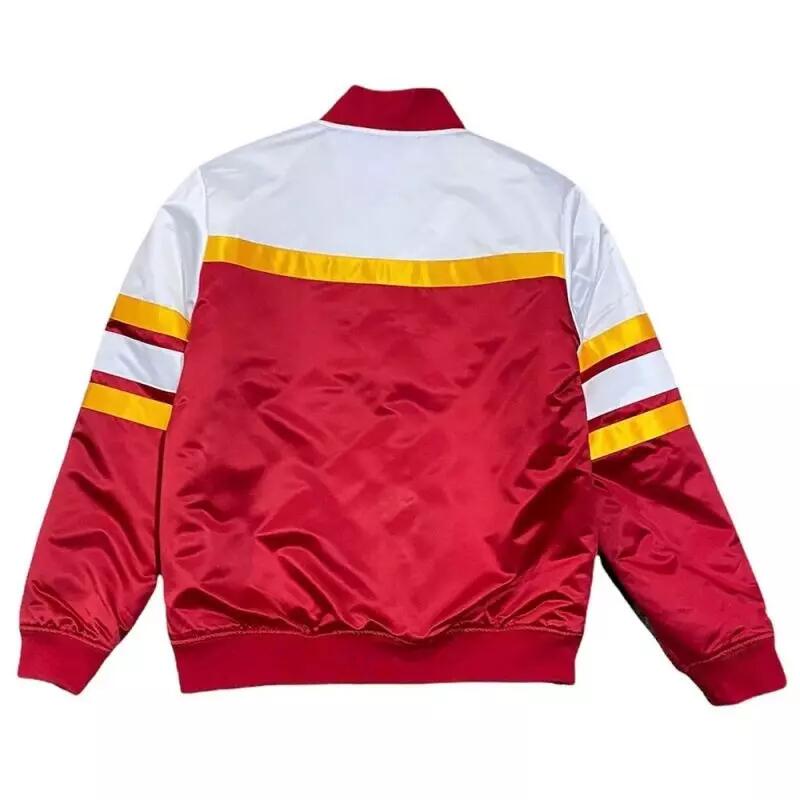Blouson NFL Kansas City Chiefs Mitchell & Ness Special Script Heavyweight Satin 2/3