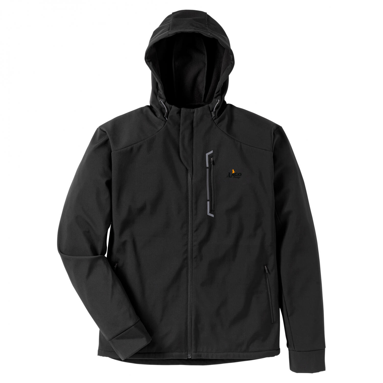 il Lago Prestige Softshelljacke Germania Herren (Schwarz) Größe 6XL 3/5