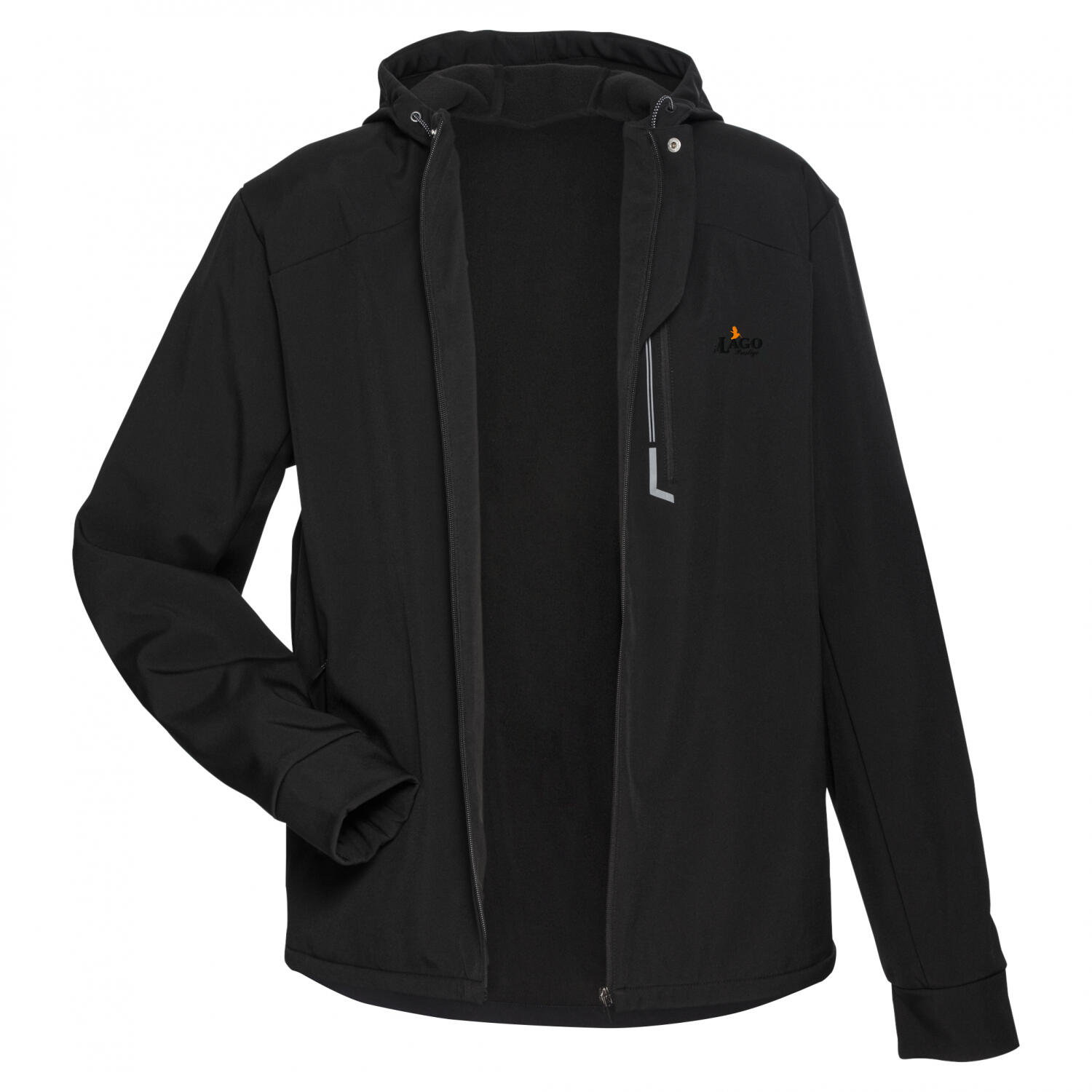 il Lago Prestige Softshelljacke Germania Herren (Schwarz) Größe 6XL 2/5