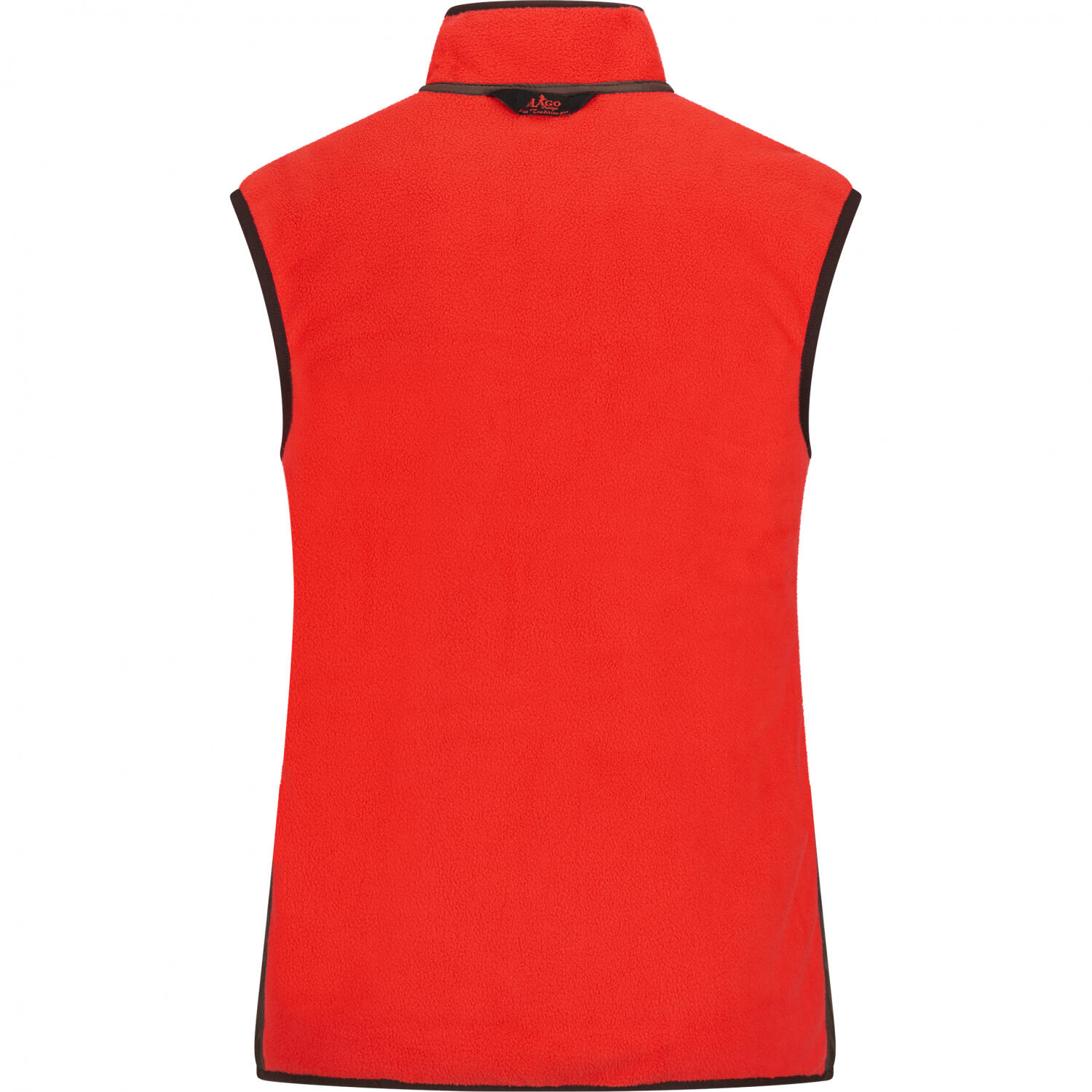il Lago Prestige Teddyfleece-Weste Herren (Braun/Rot) Größe 4XL 5/5
