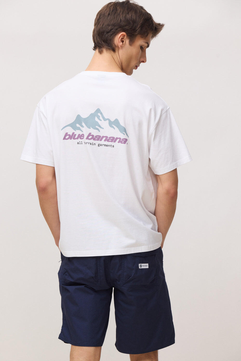 Camiseta Blue Banana Blanca de Algodón 100% Orgánico 2/6