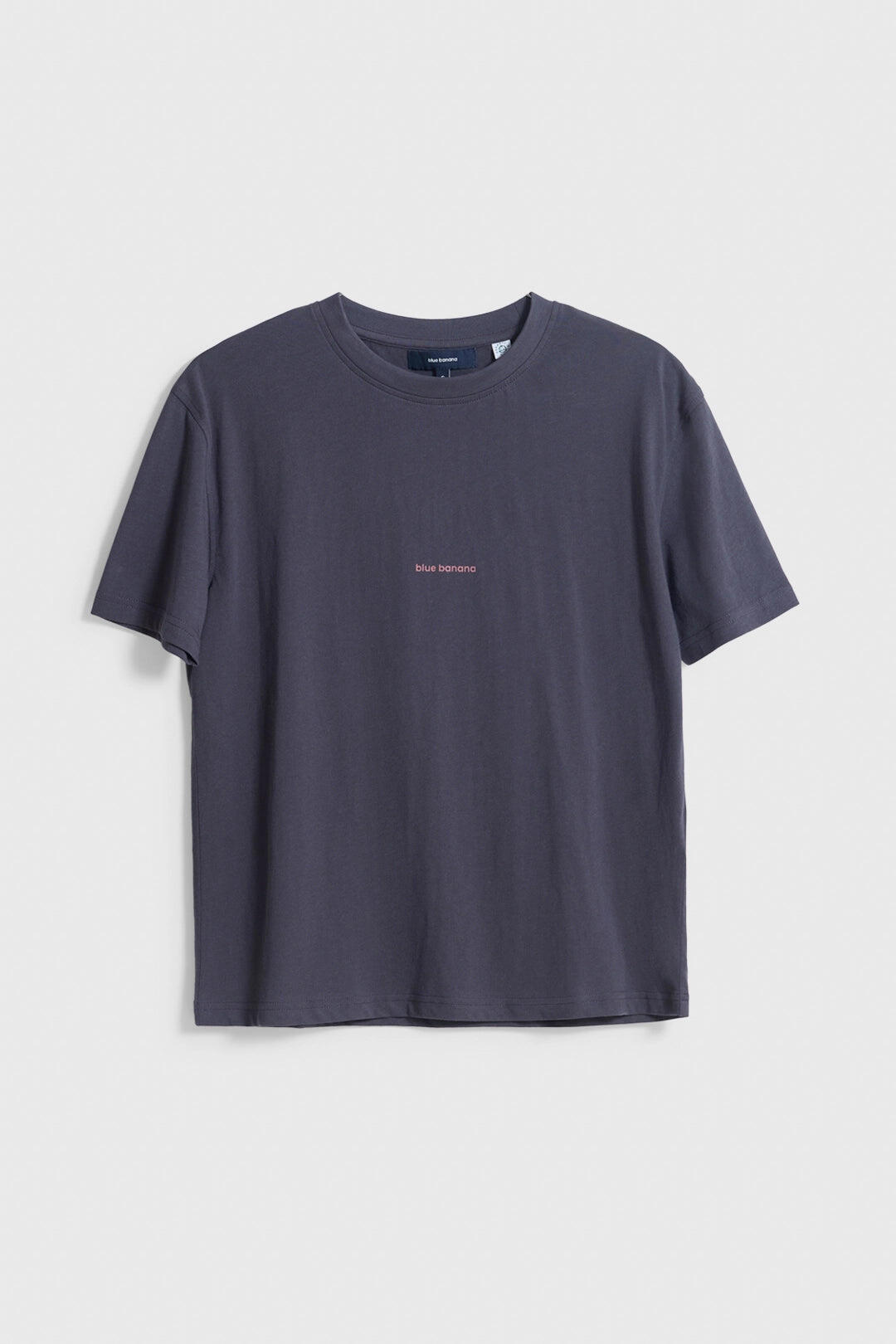 Camiseta Mujer Blue Banana Antracita de Algodón 100% Orgánico 3/3