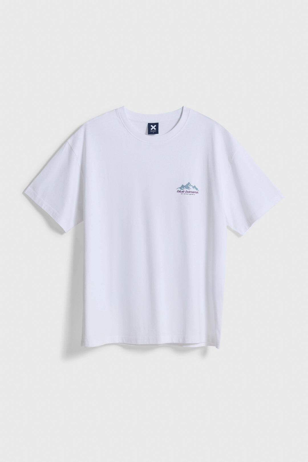 Camiseta Blue Banana Blanca de Algodón 100% Orgánico 6/6