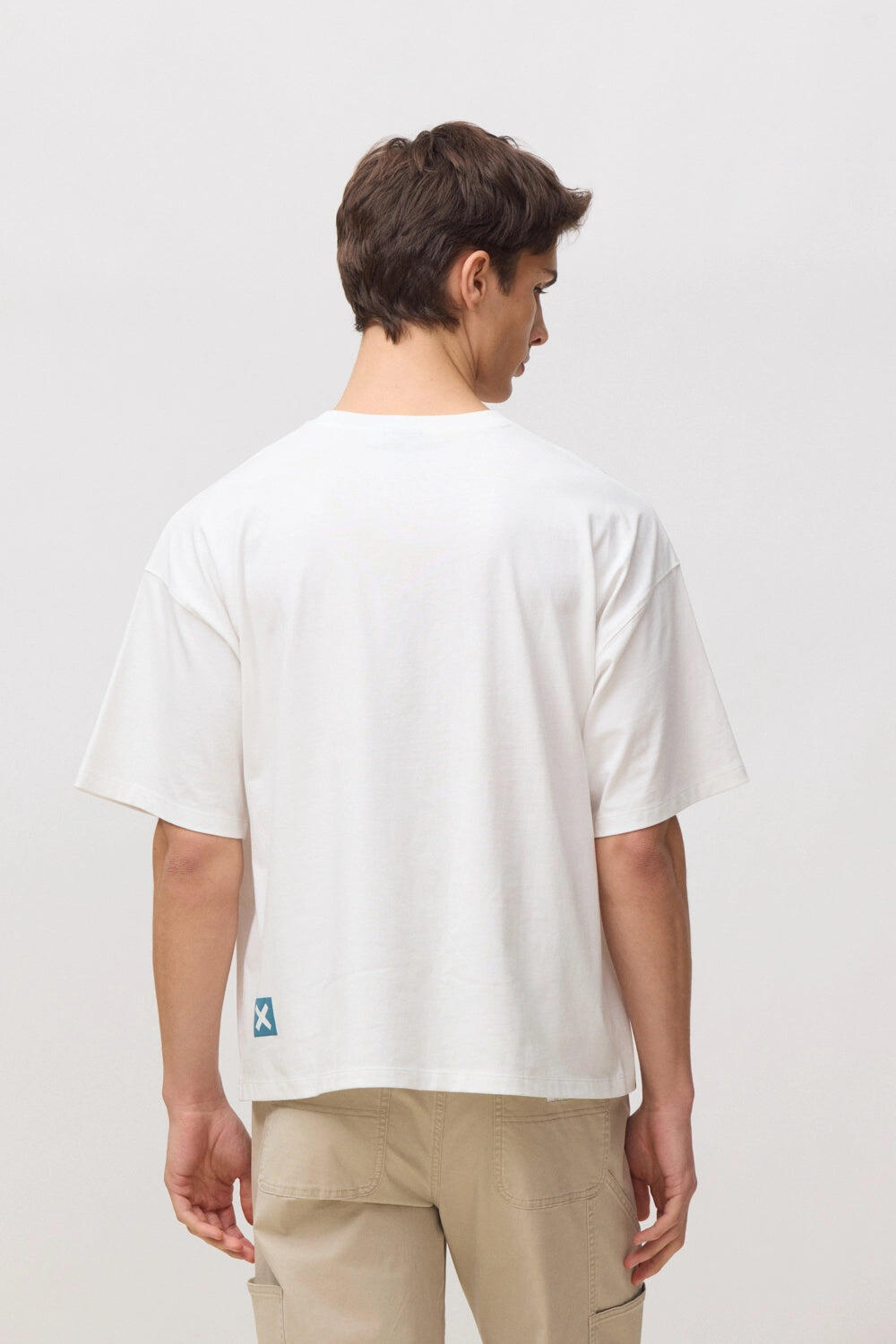 Camiseta Blue Banana Blanco Roto de Algodón 100% Orgánico 2/6