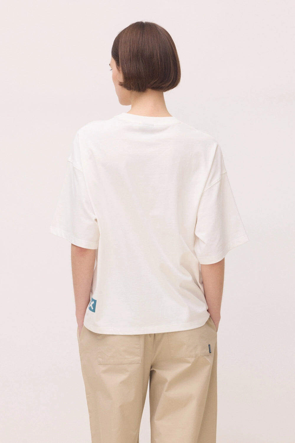 Camiseta Blue Banana Blanco Roto de Algodón 100% Orgánico 5/6