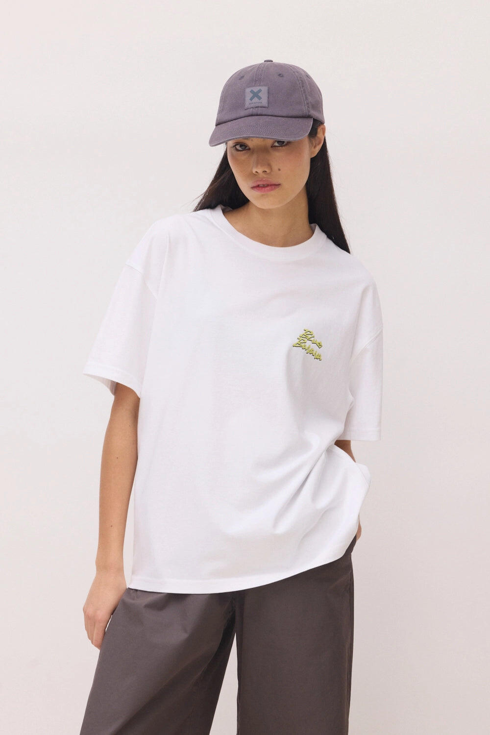 Camiseta Blue Banana Blanca de Algodón 100% Orgánico 4/7