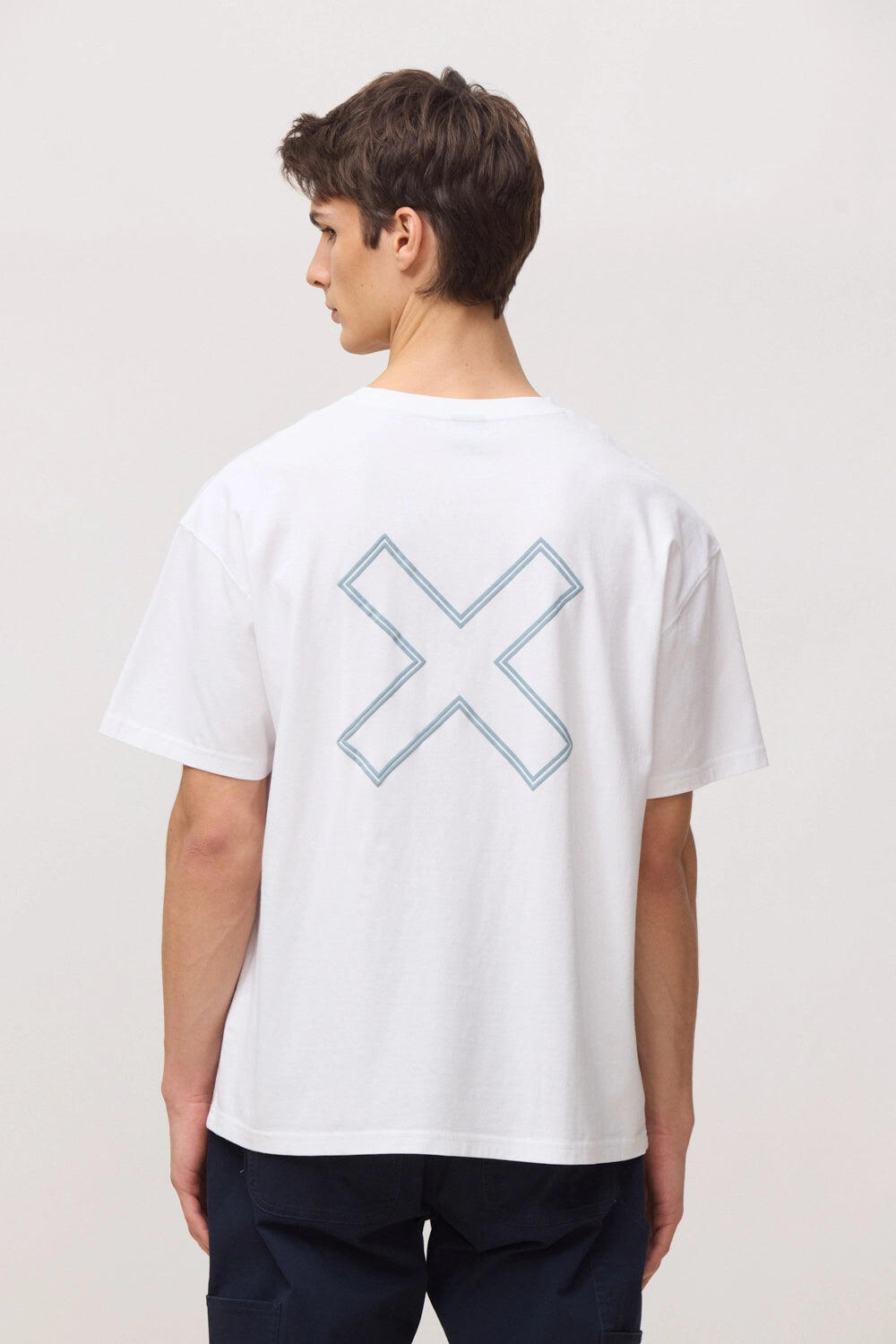 Camiseta Blue Banana Blanca de Algodón 100% Orgánico 2/6