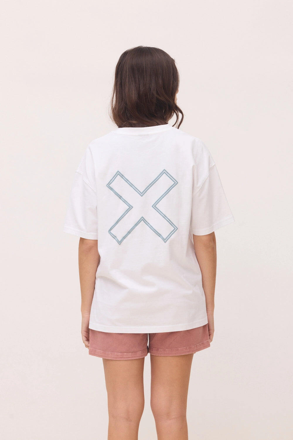 Camiseta Blue Banana Blanca de Algodón 100% Orgánico 5/6