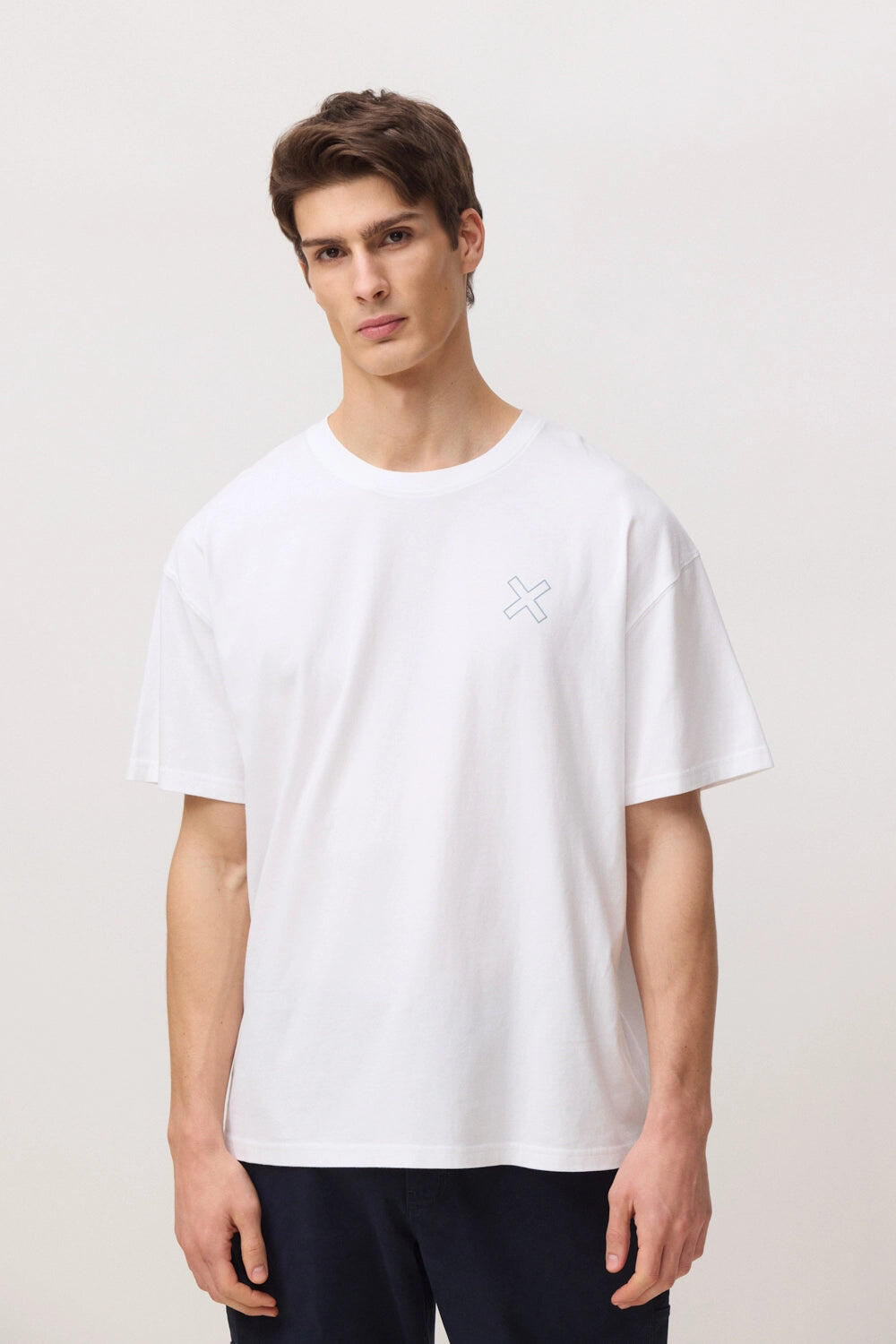 Camiseta Blue Banana Blanca de Algodón 100% Orgánico 1/6