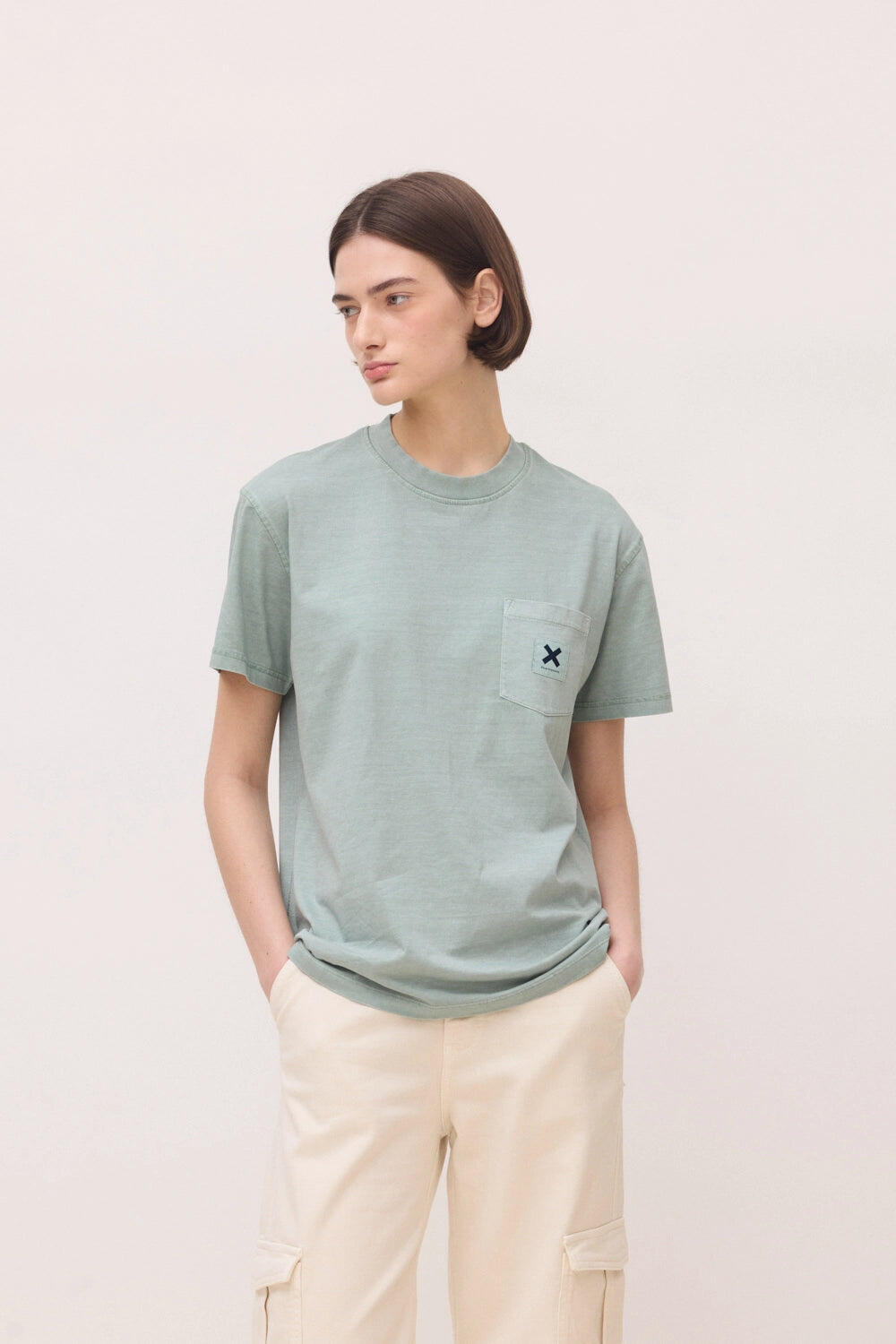 Camiseta Blue Banana Sage de Algodón 100% Orgánico 4/6