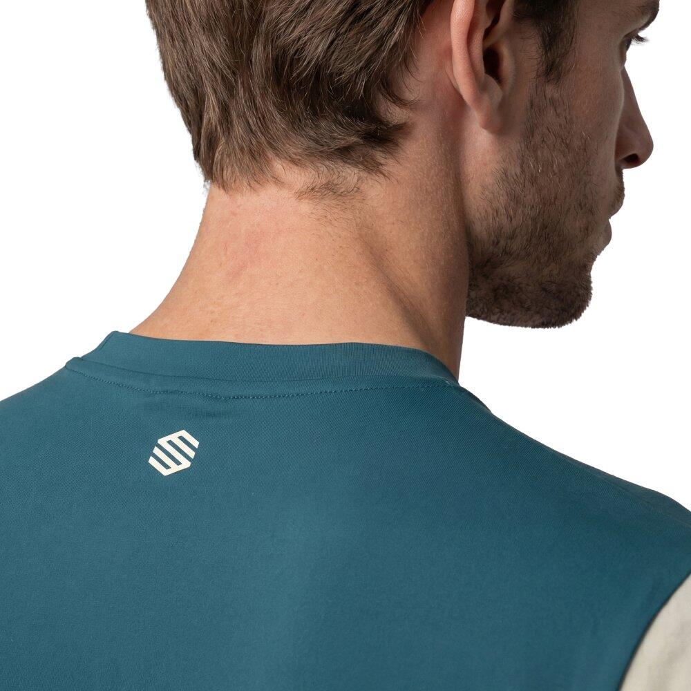 Herren Tennis langärmeliges -funktionsshirt Roma Green Grün 5/6