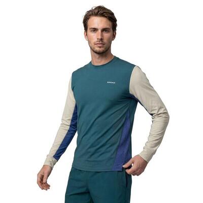 Maglietta tecnica tennis maniche lunghe uomo Roma Green Verde
