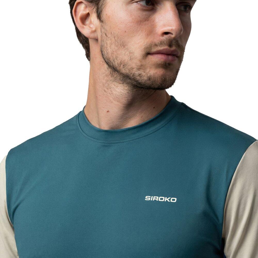 Herren Tennis langärmeliges -funktionsshirt Roma Green Grün 4/6