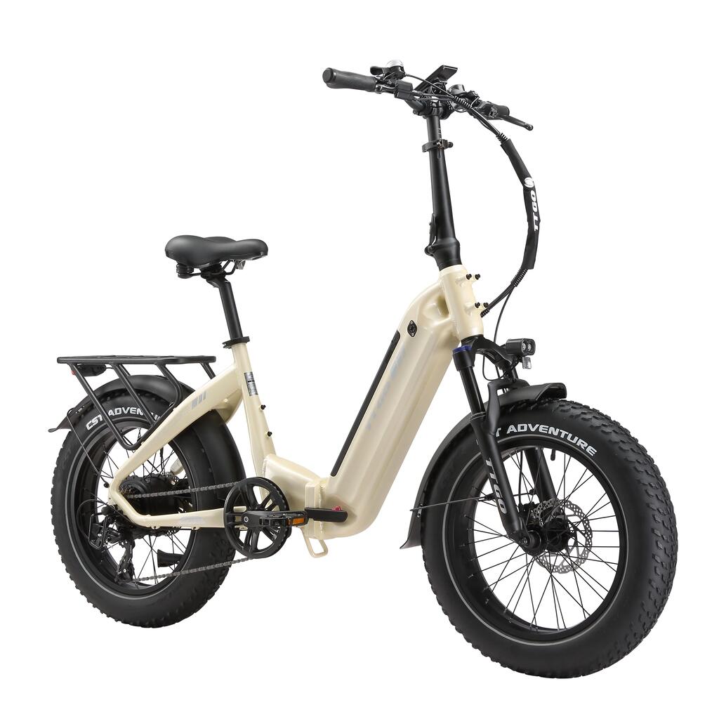 Сгъваем електрически велосипед TTGO F6Boost, Батерия 48V 18AH, Гуми 20*4.0 инча