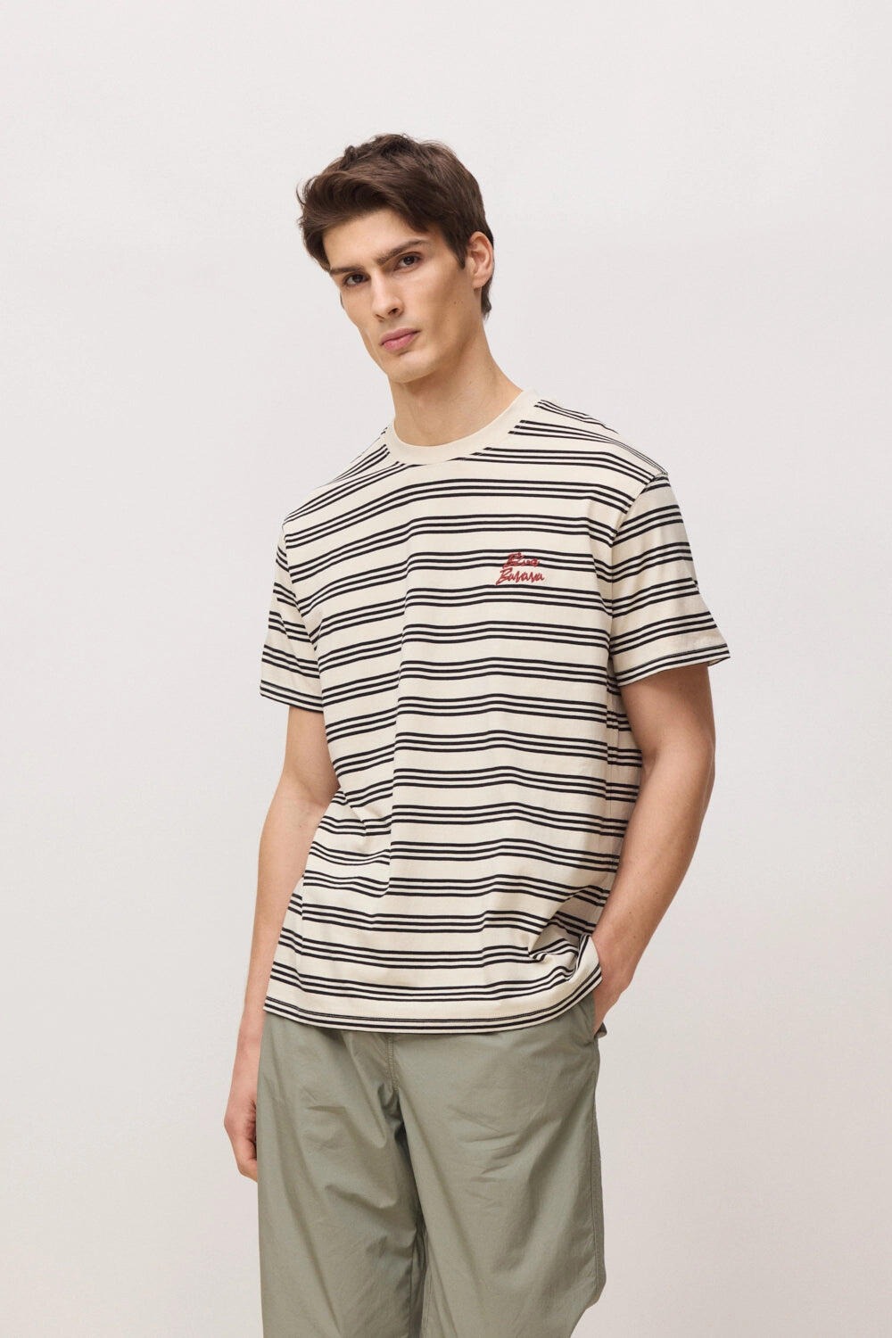 Camiseta Blue Banana Blanco Roto de Algodón 100% Orgánico 1/6
