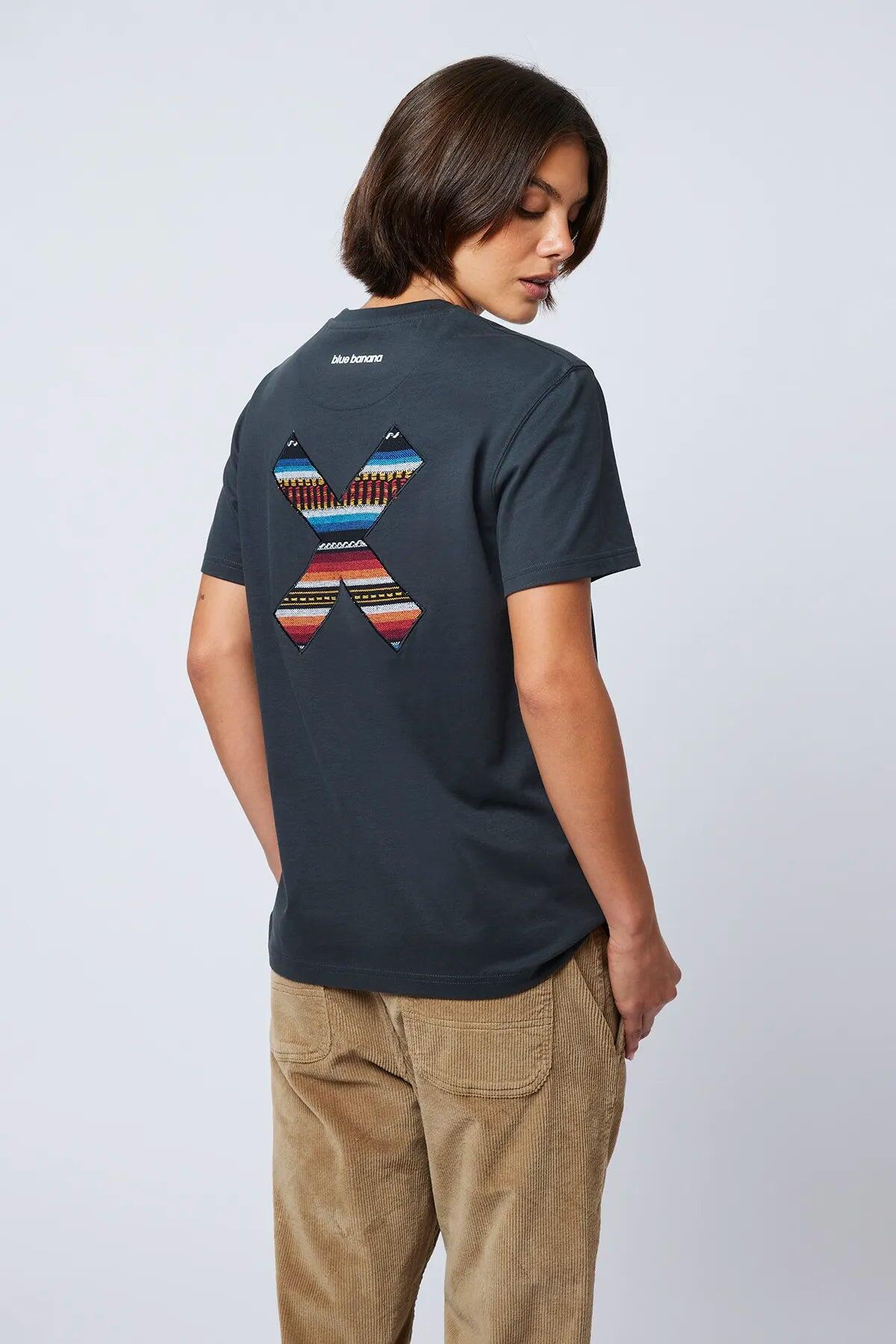 Camiseta Blue Banana Antracita de Algodón 100% Orgánico 5/6