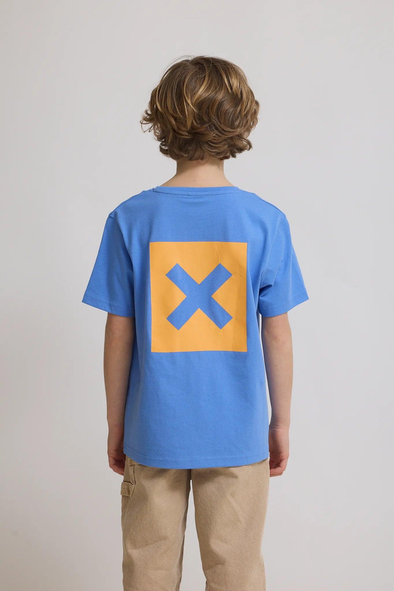 Camiseta Kids Blue Banana Jay Blue de Algodón 100% Orgánico 2/4