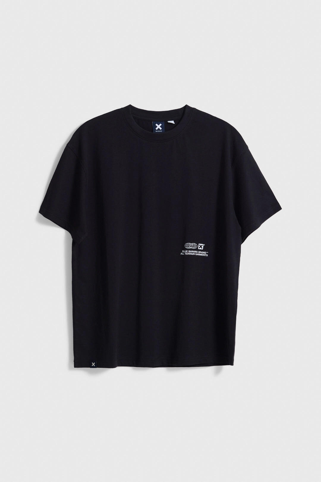 Camiseta Blue Banana Negra de Algodón 100% Orgánico 6/6