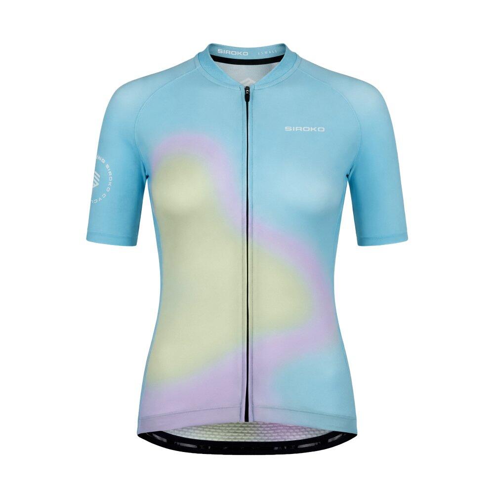 Damen Radsport kurzärmeliges radtrikot für M2-W NRC Blue Blau 6/8