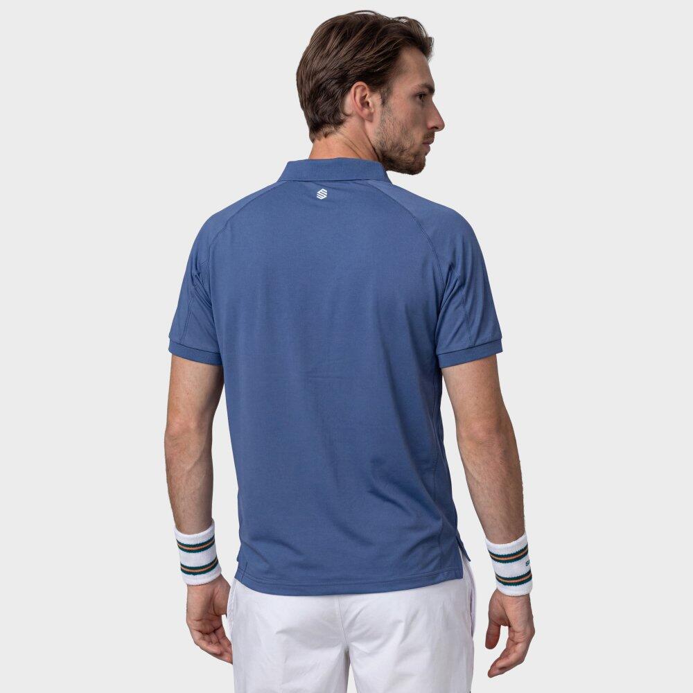 Polo de tennis demi-zip homme Player Navy Bleu 6/6