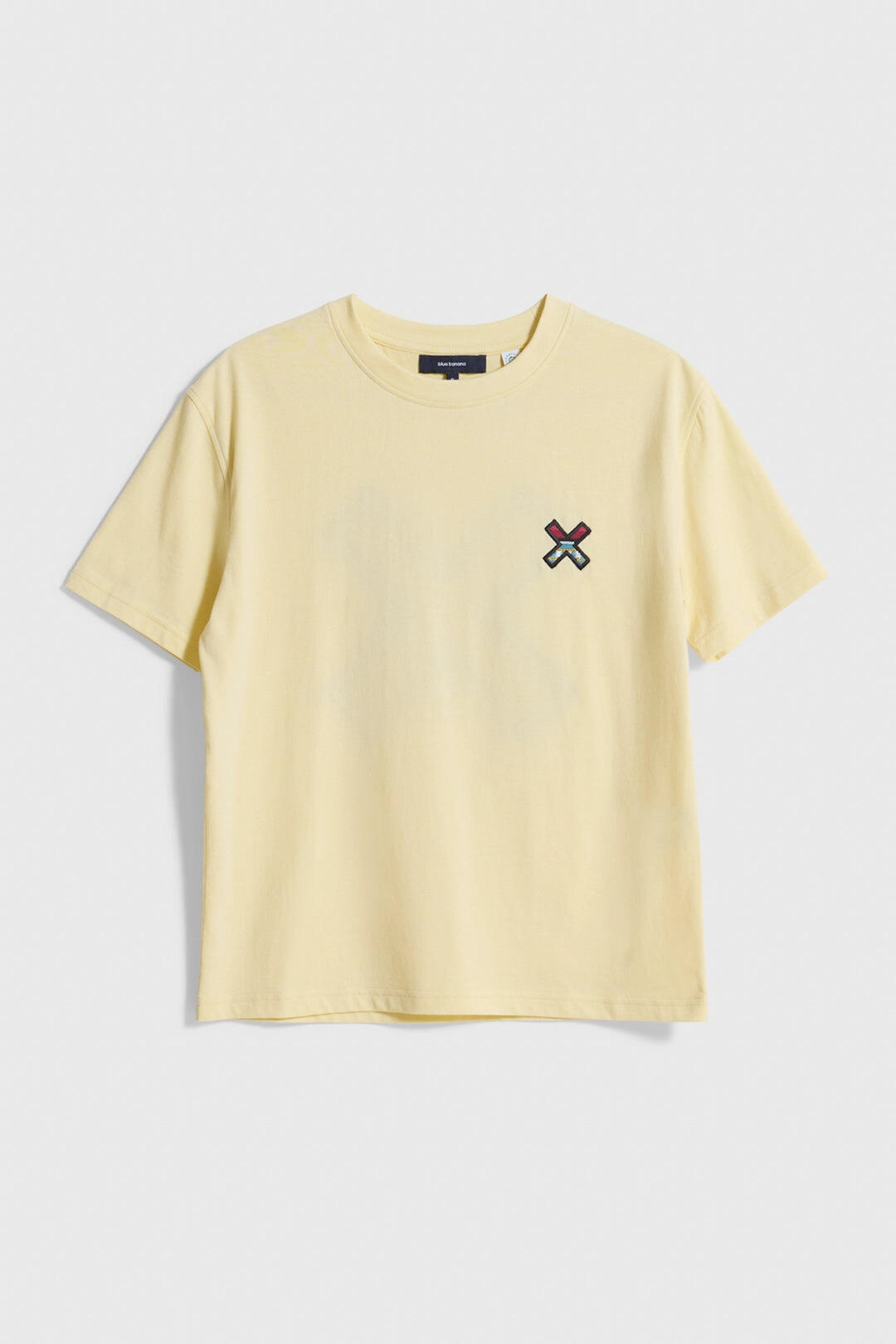 Camiseta Mujer Blue Banana Light Yellow de Algodón 100% Orgánico 3/3