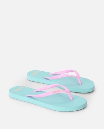 Tongs Unisex Bondi Bloom - Natural/Blue