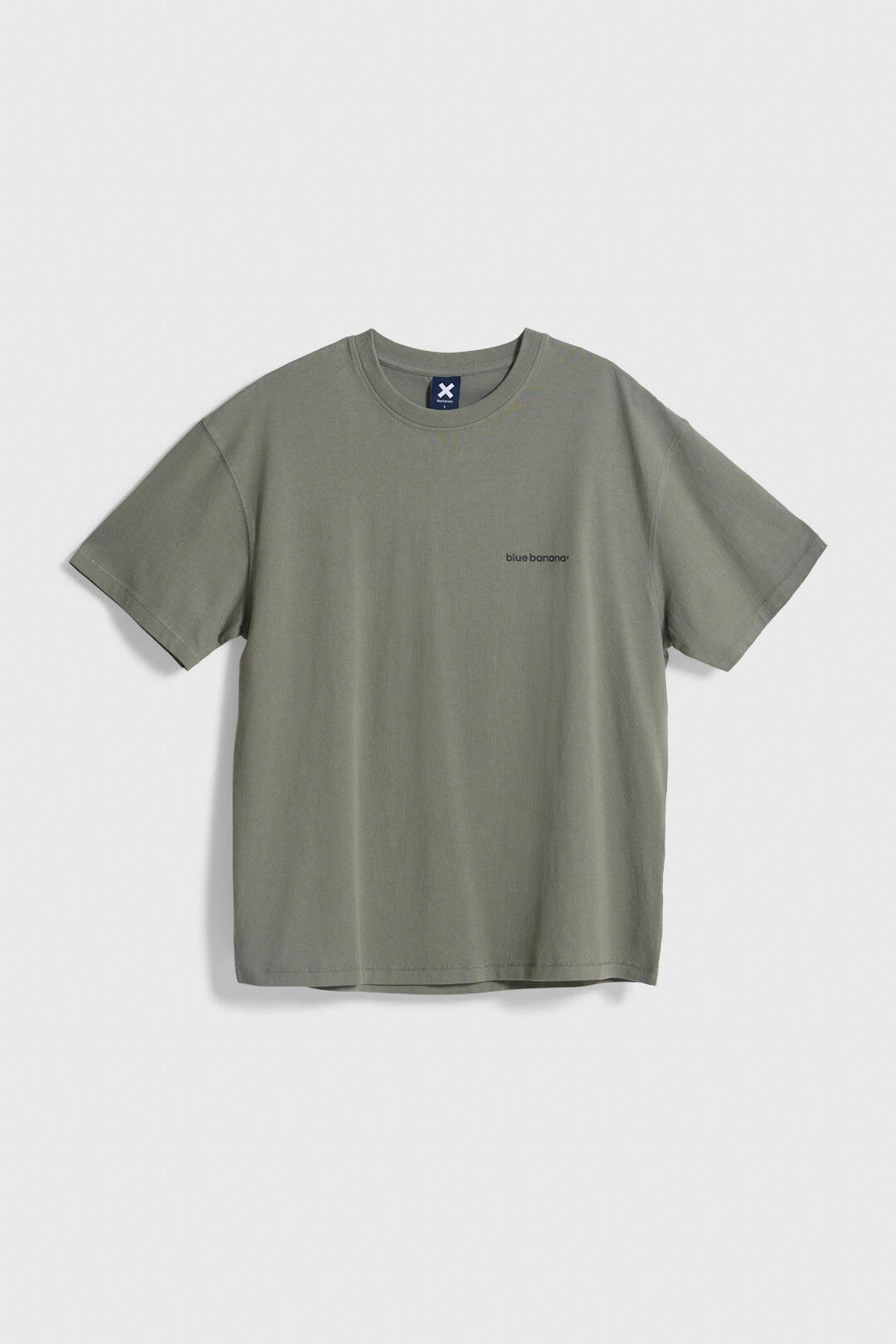 Camiseta Blue Banana Olive Green de Algodón 100% Orgánico 7/7