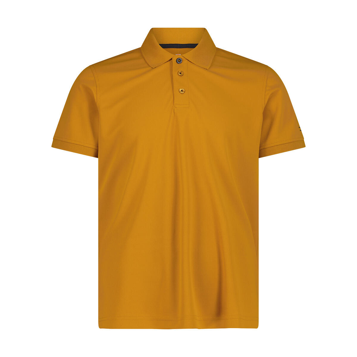 Cmp Polo Técnico Monocromático Homem Amarelo da Decathlon
