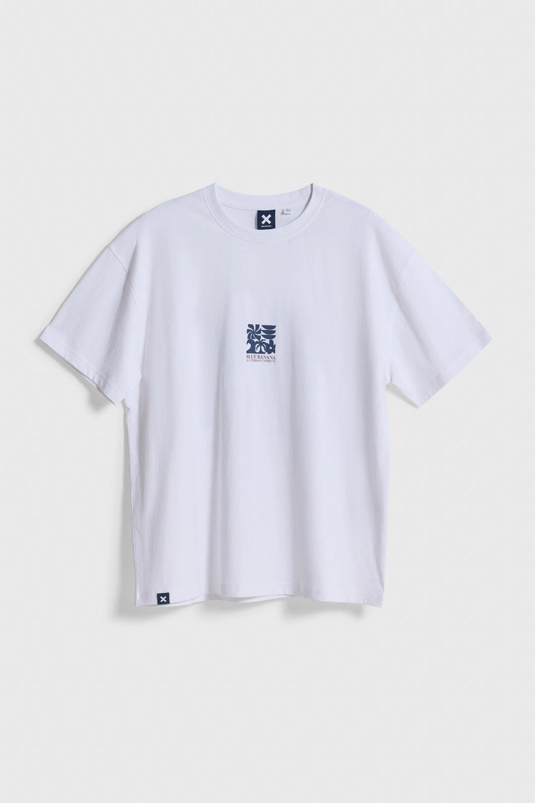 Camiseta Blue Banana Blanca de Algodón 100% Orgánico 6/6