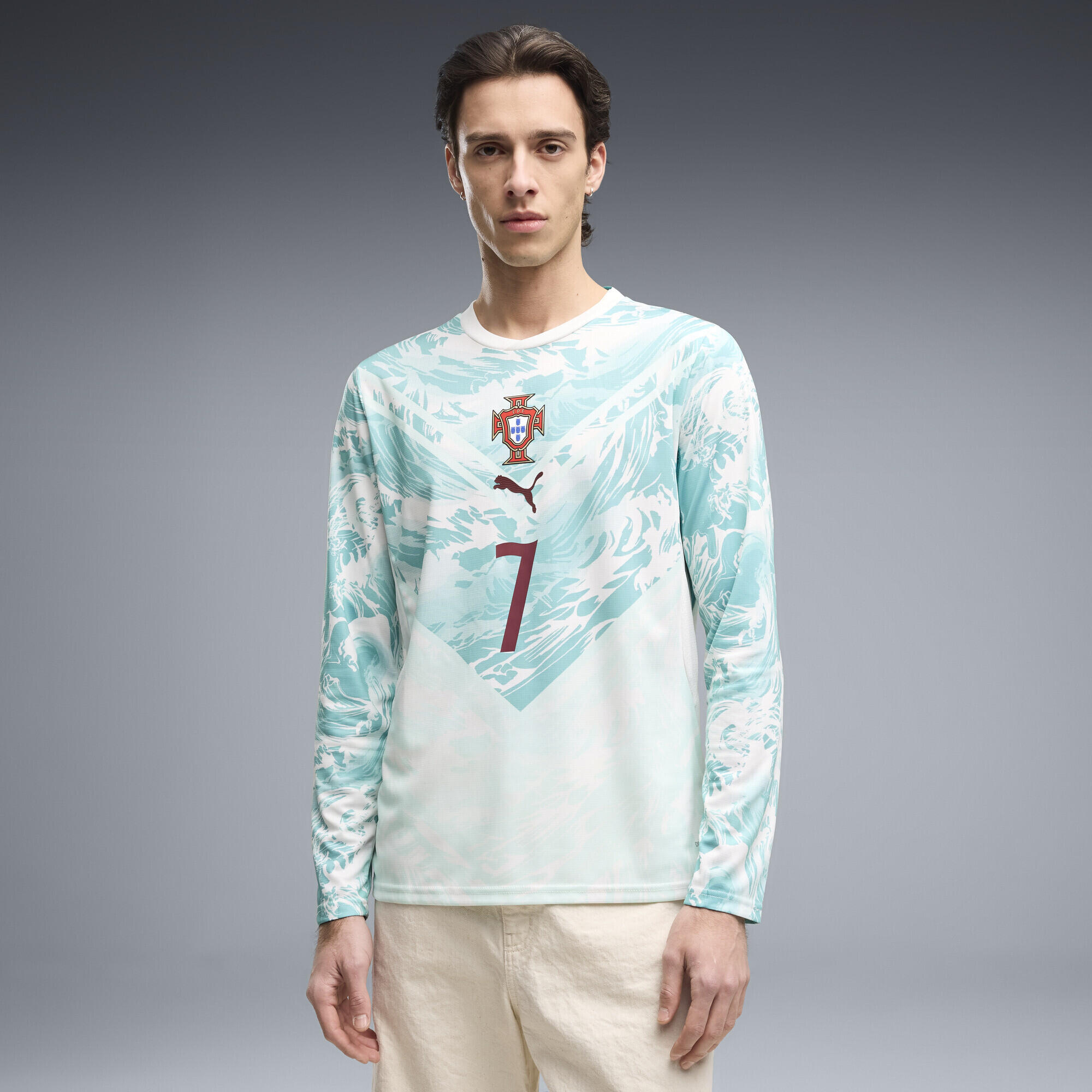 Camiseta jugador Portugal 2.a equipación de manga larga Hombre PUMA 2/5