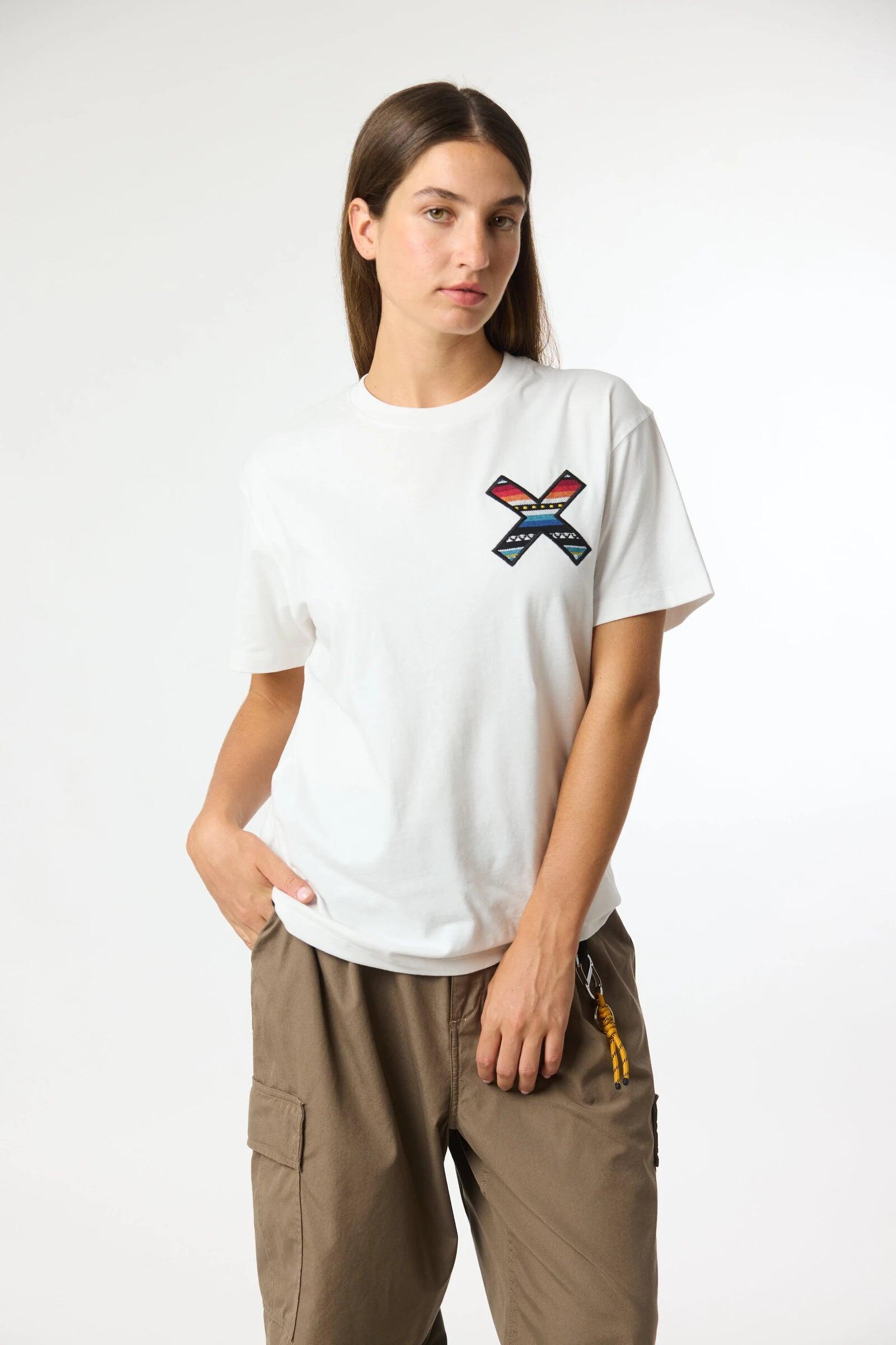 Camiseta Blue Banana Blanca de Algodón 100% Orgánico 4/6