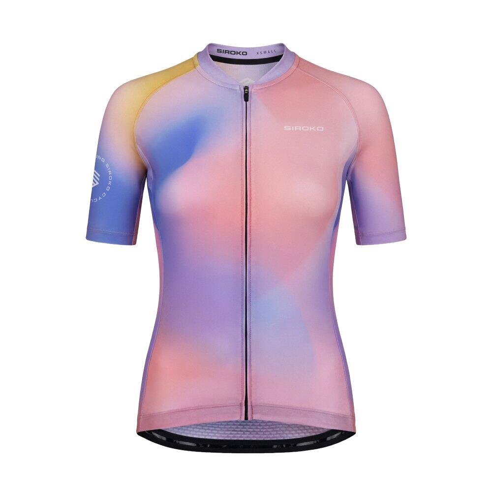 Maillot vélo manches courtes femme Cyclisme M2-W NRC Purple Pourpre 6/8